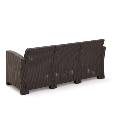 Sofa Garden Bore 3-Local 180 x 66 x 76 cm, wenge-3