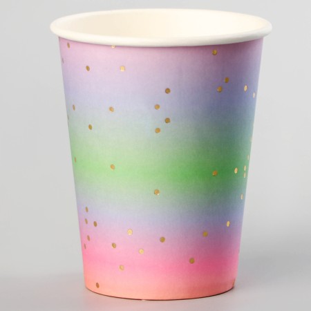 Paper glasses "gradient", 6 pcs.
