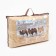 The blanket is a multi -illegal stitch of camel wool 140x205 cm 150 gr, PE, envelope