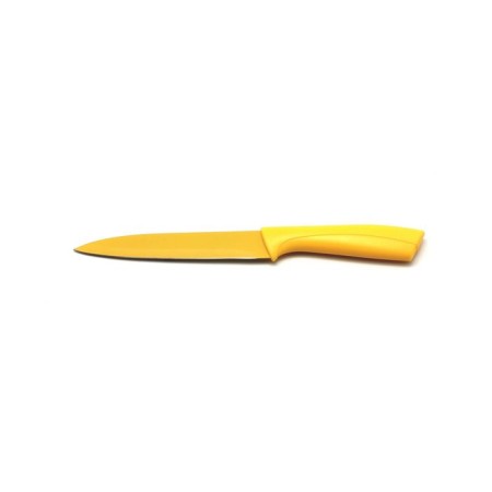 Kitchen knife Atlantis, yellow color, 13 cm