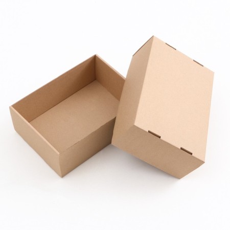 The box is folding, the lid is 24 x 17 x 9 cm, brown-2