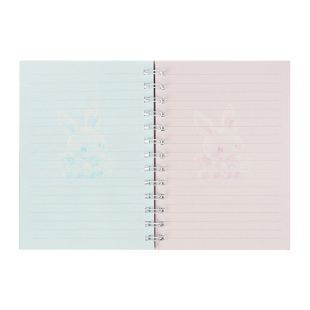 Notebook Gift Book on the crest 80l, line, color block, PVC Bun 3D cover (17.6x13.5cm) 105-5