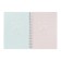 Notebook Gift Book on the crest 80l, line, color block, PVC Bun 3D cover (17.6x13.5cm) 105