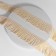 Decorative braid "Furger", 65 mm, 10 ± 1 m, beige color