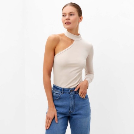 Female jumper, cream color, size 44