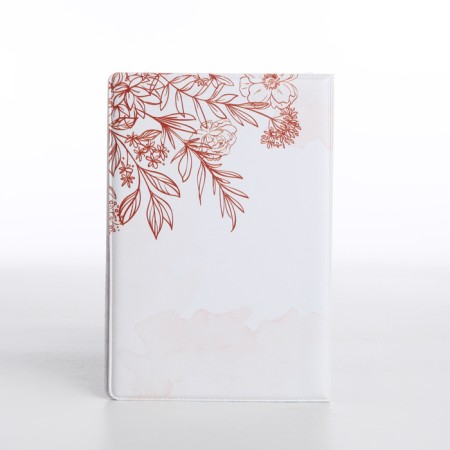 Cover for passport, beige/white color-2
