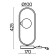 Freya Fr5233TL-01BS Inversion, 170x140x425 mm, G9, 1x25W, brass color, brass
