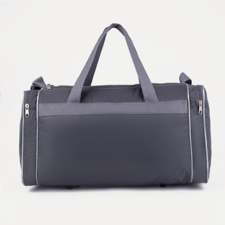 Sports bag with lightning, 3 outer pockets, color gray color-1