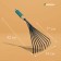 Robble small, fan, plate, 9 teeth, length 42 cm, metal, wooden handle with foam rubber, Greengo