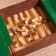 Board game 2V1 (chess + backgammon) 15.5x15x5 cm, tree shisham