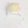 Children's hat, yellow color, size 44-46