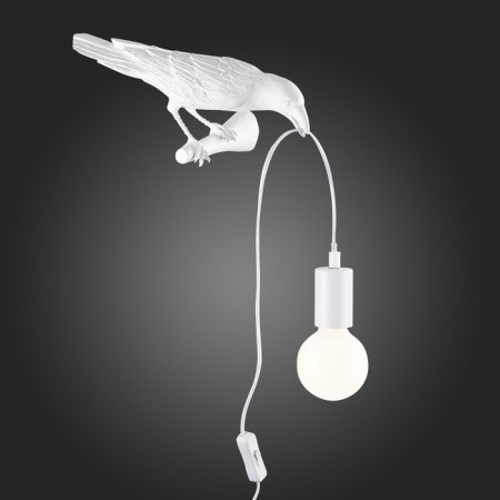 Wall lamp EVOLUCE. Sle115301-01. Gavi. 1x40 W, E14, 14.5x12.3 cm, white color-2