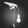 Wall lamp EVOLUCE. Sle115301-01. Gavi. 1x40 W, E14, 14.5x12.3 cm, white color