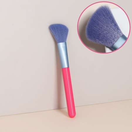 Make-up brush "Pencil", beveled, 15 (+/- 1) cm, pink/purple color-1