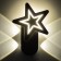 Bra "star" LED 4000K 10W black 20x15x4cm