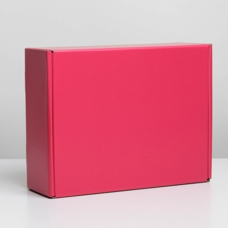 Gift folding box, packaging, Fuchsia, 27 x 21 x 9 cm-3