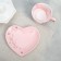 Ceramic Gift Set "Dream": a mug of 120 ml, a saucer, a pink color