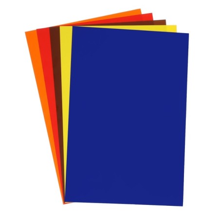 Color self -adhesive A4, 10 sheets, 10 colors (5 ordinary + 5 mirror), 80 g/m2-3