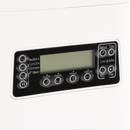 Smart auto feeder, container 7 l, 3.5 kg of dry food, voice recording function, with a LCD screen-5