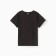 Baby T -shirt with a lowered shoulder, black color, height 128 cm