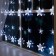Garland "fringe" 2.4 × 0.9 m with nozzles "stars", IP20, transparent thread, 186 LED, white glow, 8 modes, 220 V