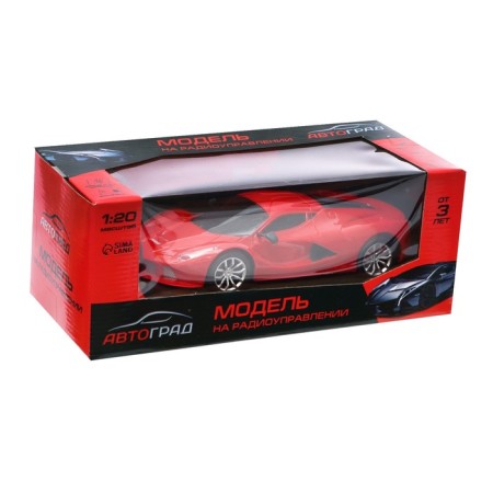 Radio -controlled machine "Sports", works on batteries, the color of the red-4