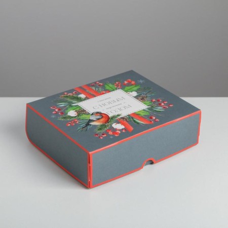 Packaging for confectionery "Happy New Year!", 20 x 17 x 6 cm, New Year-1