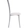 Grigori Metal Metal/Ecokozha, gray/white 40x50x93 cm stool