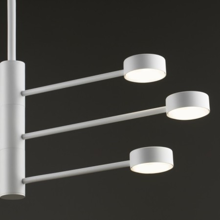 Freya FR5363CL-06W TACTIC, 845x845x865 mm ceiling lamp, GX53, 6x48W, white color-8