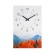 Carty clock wall-mounted "autumn forest", smooth move, 40 x 60 cm