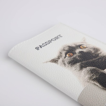 Cover for passport, white color-4