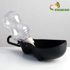Walking figure curly, 300 ml, with a soft nose, black