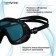 Swimming glasses for swimming onlytop, black color