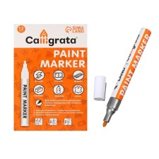 Marker-painting (varnish) Tip of bullet-shaped 4 mm, silver (price per pcs)