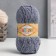 Yarn "Softy" 100% micropoliester 115m/50g (119 gray sky)