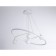LED LED suspension with a change of lamp and with the control panel Ambrella Light, Linetech, FL66326, G9, 92 W, 6900LUM, 3000-6400K, white, white matte