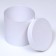 Hat box white, 23 x 23 cm