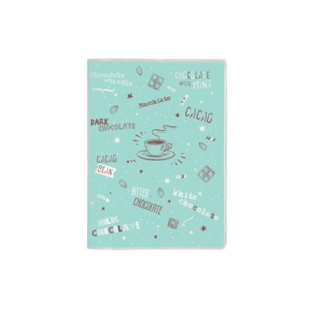 Note book A7, 64 sheets in the City Journal line, integral cover, mix-3