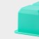 Form for the ice “Cube”, silicone, 16.5 × 11.5 × 5 cm, 6 cells (5 × 5 cm), turquoise color