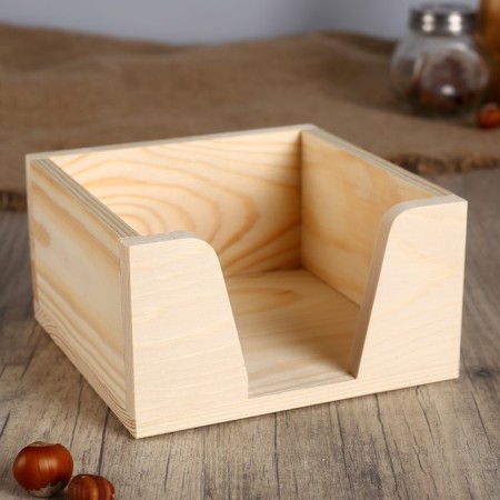 Pine napkin stand, h = 8 cm
