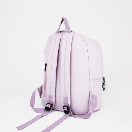School backpack from lightning textiles, external pocket, Fulldorn, lilac color-1