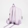School backpack from lightning textiles, external pocket, Fulldorn, lilac color