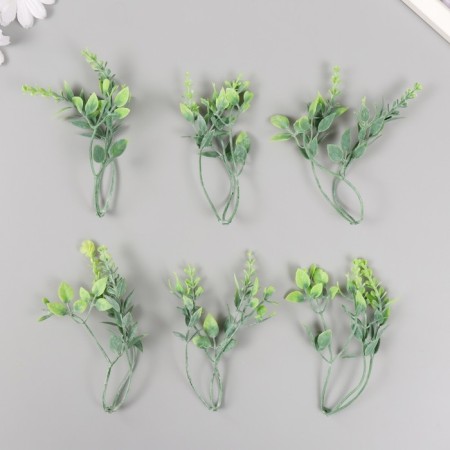 An artificial plant for creativity "Liana from eucalyptus leaves" set of 6 pcs 39 cm-4