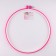 Embroidery hoops, d = 26 cm, pink color
