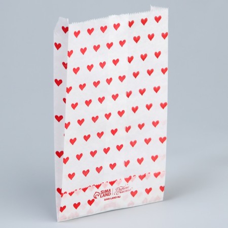 Package package, packaging, white, “heart” 20 x 11 x 4 cm without a window-1