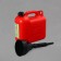 Kanistr Fuel and Manic Ground, 10 l, with a funnel, red
