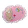 Soft toy-podushka oval, with a bear, species mix