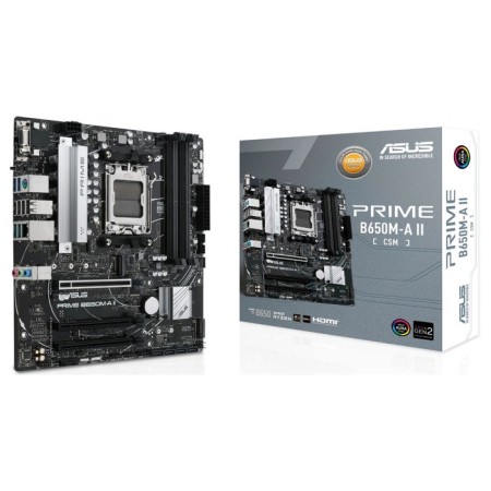 The ASUS Prime B650M-A II-CSM Socketam5 AMD B650 4XDDR5 MATX AC`97 8ch (7.1) 2 107040-3