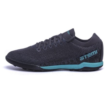 BUTS football ATEMI SBA-003 Turf Junior, gray/turquoise, size 38-5