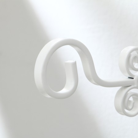 Bracket for kashpo kovaya, 25 cm, metal, white-7